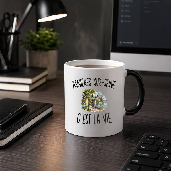 Mug Magique Asnières-sur-Seine c’est la vie