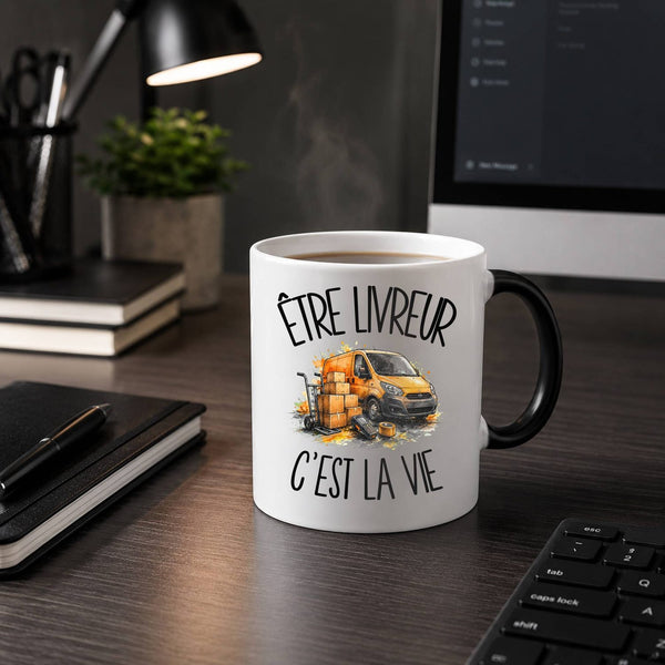Mug Magique Être livreur c'est la vie