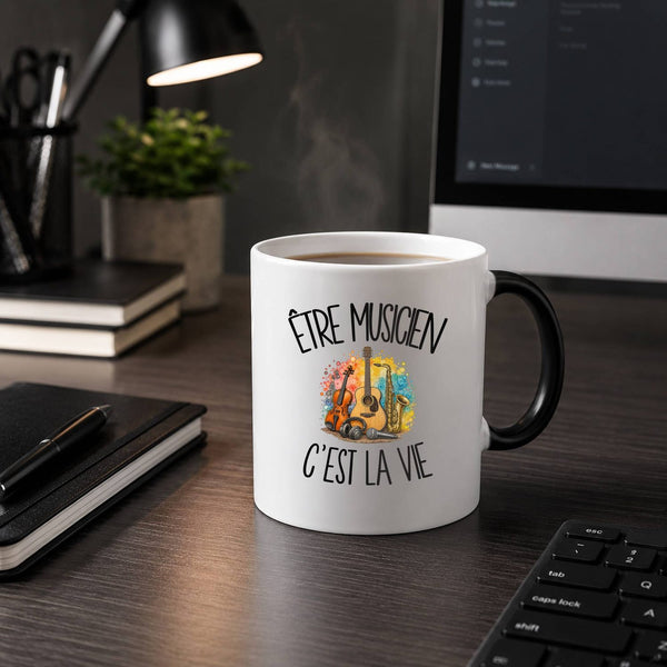 Mug Magique Être musicien c'est la vie