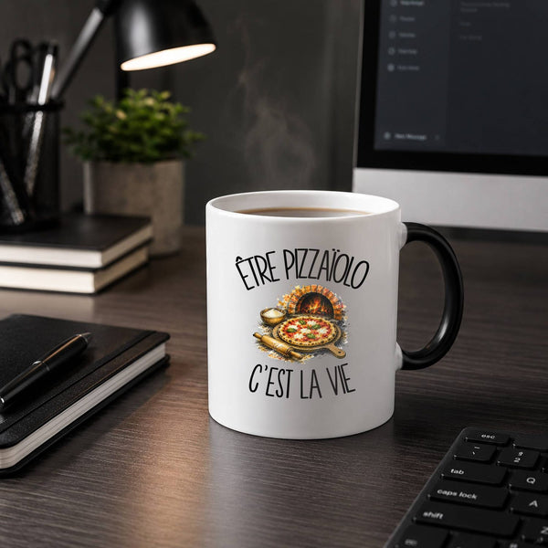 Mug Magique Être pizzaiolo c'est la vie