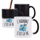 Mug Magique L’Aquabike c’est la vie
