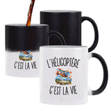 Mug Magique L’Hélicoptère c’est la vie