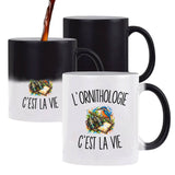 Mug Magique L’Ornithologie c’est la vie