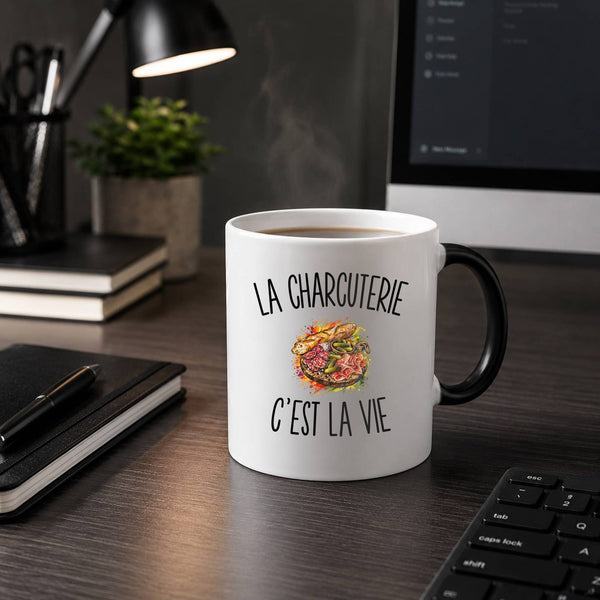 Mug Magique La Charcuterie c’est la vie
