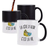 Mug Magique La Côte d’Azur c’est la vie