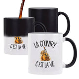 Mug Magique La country c'est la vie