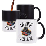Mug Magique La lutte c'est la vie