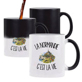 Mug Magique La Normandie c'est la vie