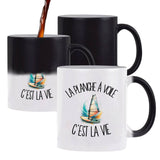 Mug Magique La planche à voile c'est la vie