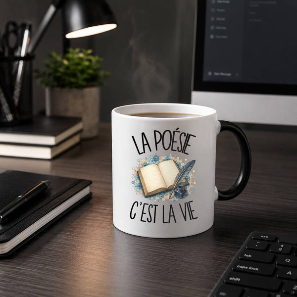Mug Magique La poésie c'est la vie