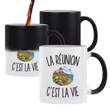 Mug Magique La Réunion c’est la vie