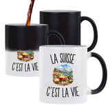 Mug Magique La Suisse c’est la vie