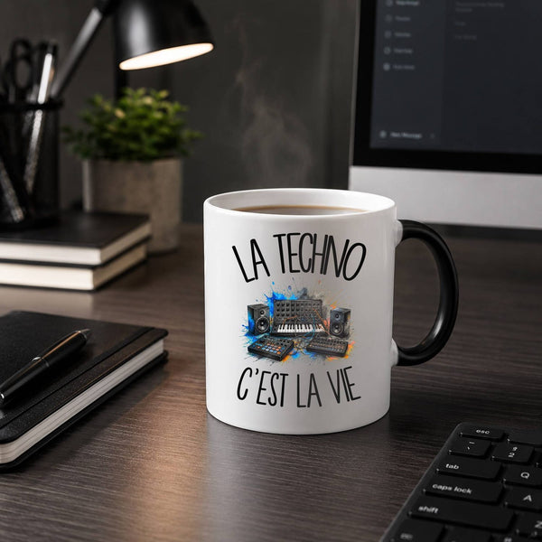 Mug Magique La techno c'est la vie
