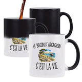 Mug Magique Le Bassin d’Arcachon c’est la vie