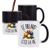 Mug Magique Le billard c'est la vie