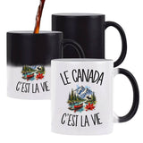 Mug Magique Le Canada c'est la vie