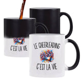 Mug Magique Le Cheerleading c’est la vie