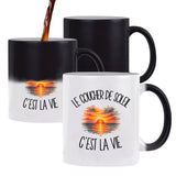 Mug Magique Le coucher de soleil c'est la vie