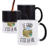 Mug Magique Le Gard c’est la vie