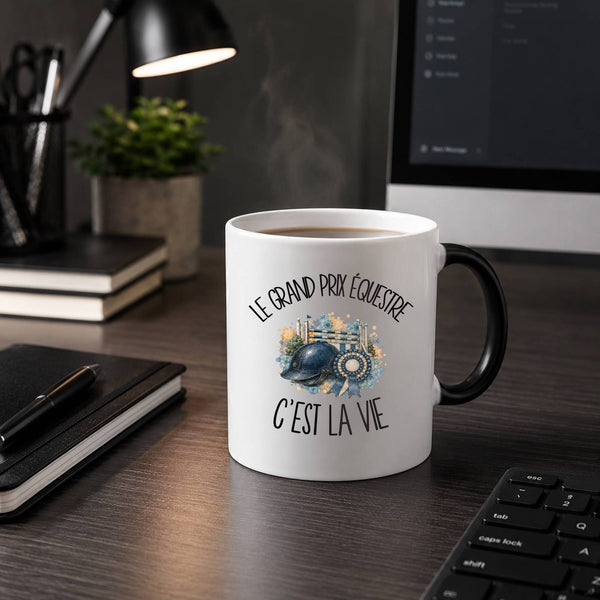 Mug Magique Le grand prix équestre c'est la vie