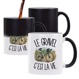 Mug Magique Le gravel c'est la vie