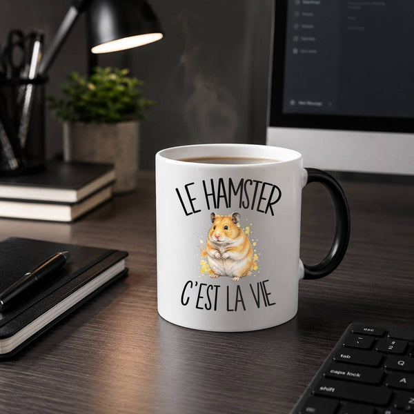 Mug Magique Le hamster c'est la vie
