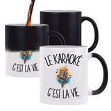 Mug Magique Le karaoké c'est la vie