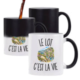 Mug Magique Le Lot c’est la vie