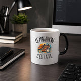 Mug Magique Le marathon c'est la vie