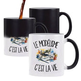 Mug Magique Le modélisme c'est la vie