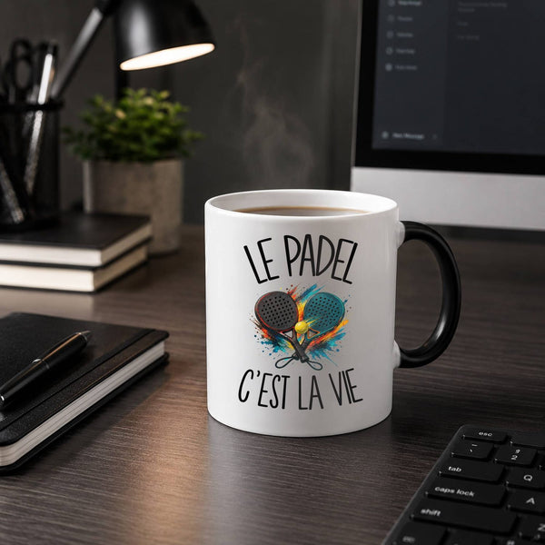 Mug Magique Le padel c'est la vie