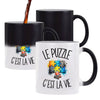 Mug Magique Le puzzle c'est la vie
