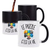 Mug Magique Le puzzle c'est la vie