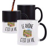 Mug Magique Le Rhône c’est la vie