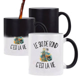 Mug Magique Le ski de fond c'est la vie