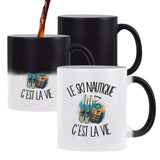 Mug Magique Le ski nautique c'est la vie
