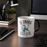 Mug Magique Le spinning c'est la vie