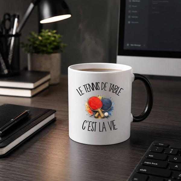 Mug Magique Le tennis de table c'est la vie