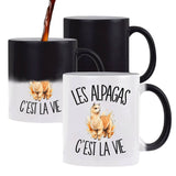 Mug Magique Les alpagas c'est la vie