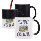 Mug Magique Les Alpes c’est la vie