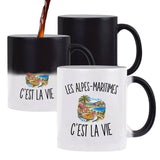 Mug Magique Les Alpes-Maritimes c’est la vie