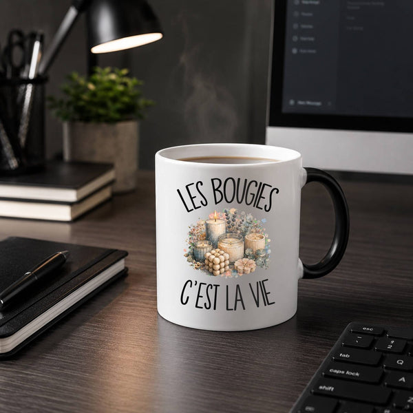 Mug Magique Les bougies c'est la vie