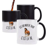 Mug Magique Les chevaux de trait c'est la vie