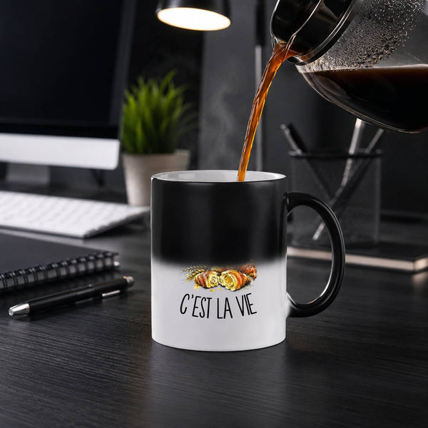 Mug Magique Les croissants c'est la vie