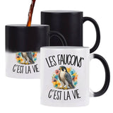 Mug Magique Les faucons c'est la vie