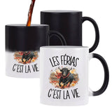 Mug Magique Les férias c'est la vie