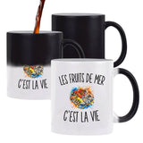 Mug Magique Les Fruits de Mer c’est la vie