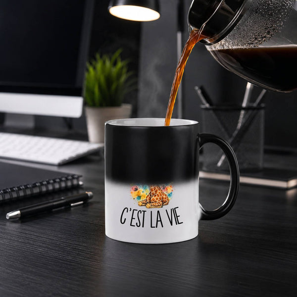 Mug Magique Les girafes c'est la vie