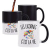 Mug Magique Les Licornes c’est la vie