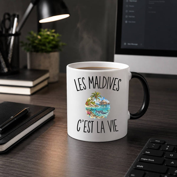Mug Magique Les Maldives c’est la vie